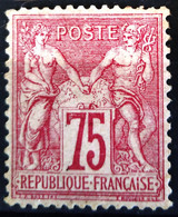 FRANCE                       N° 71                      NEUF* - 1876-1878 Sage (Tipo I)