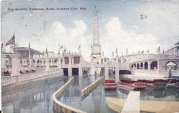 KANSAS CITY The Shoots Carnival Park Timbre San Francisco 1914 Canal De Panama 2 Cents To France - Kansas City – Kansas