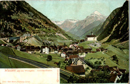 11081 - Schweiz - Wassen Und Die Windgälle , Gotthardbahn , Panorama - Gelaufen 1906 - Wassen