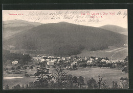 AK Bad Gross Tabarz, Ortsansicht Mit Inselsberg - Tabarz