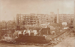 Carte Postale Photo Militaire Allemand LILLE (59-Nord) Explosion ! La Ville En Ruine-Guerre 1914-1918-Krieg - Lille