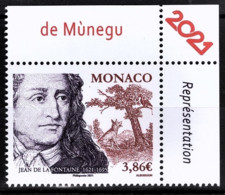 MONACO 2021 - 400E ANNIVERSAIRE DE JEAN DE LA FONTAINE - Y.T. N° 3288 /  NEUF ** - Unused Stamps