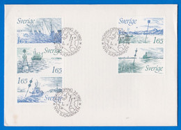 Cover Enveloppe Sweden Sverige Norrkoping 1982 Boats - Covers & Documents