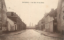 CPA FRANCE 59  "Raismes, La Rue De La Gare" - Raismes