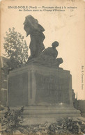 CPA FRANCE 59  "Sin Le Noble, Monument Aux Morts" - Sin Le Noble