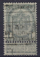 Rijkswapen Nr. 53 Voorafgestempeld Nr. 411 Positie D   BRUXELLES R. CHANCELLERIE 02 ; Staat Zie Scan ! Inzet Aan 10 € ! - Rollo De Sellos 1894-99