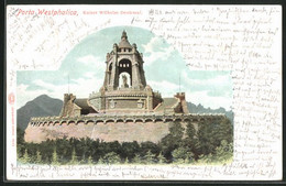 AK Porta Westfalica, Kaiser Wilhelm-Denkmal - Porta Westfalica