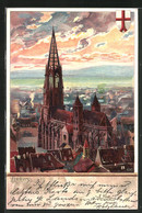 Künstler-AK Heinrich Kley: Freiburg, Münster - Kley