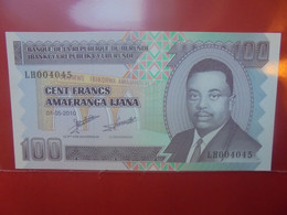 BURUNDI 100 Francs FORMAT 125mm/65mm  Peu Circuler/Neuf (B.23) - Burundi
