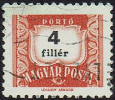 Ungarn 1958, Portomarken, MiNr 222y, Gestempelt - Port Dû (Taxe)