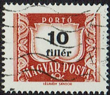 Ungarn 1958, Portomarken, MiNr 225x, Gestempelt - Port Dû (Taxe)