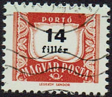 Ungarn 1958, Portomarken, MiNr 227x, Gestempelt - Port Dû (Taxe)