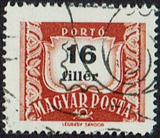 Ungarn 1958, Portomarken, MiNr 228x, Gestempelt - Port Dû (Taxe)