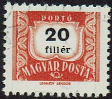 Ungarn 1958, Portomarken, MiNr 229y, Gestempelt - Port Dû (Taxe)