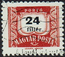 Ungarn 1958, Portomarken, MiNr 230y, Gestempelt - Port Dû (Taxe)