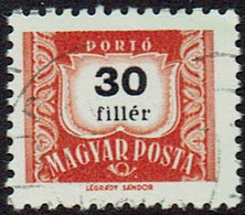 Ungarn 1958, Portomarken, MiNr 231y, Gestempelt - Port Dû (Taxe)