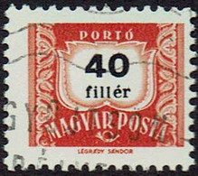 Ungarn 1958, Portomarken, MiNr 233y, Gestempelt - Strafport