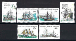 ⭐ Territoire Antarctique Australien - YT N° 47 à 52 ** - Neuf Sans Charnière - Thématique Bateaux - 1981 ⭐ - Unused Stamps