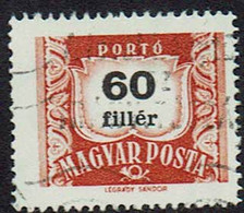 Ungarn 1958, Portomarken, MiNr 235x, Gestempelt - Port Dû (Taxe)