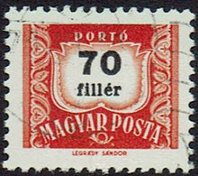 Ungarn 1958, Portomarken, MiNr 236y, Gestempelt - Strafport