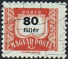 Ungarn 1958, Portomarken, MiNr 237y, Gestempelt - Strafport