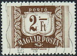 Ungarn 1958, Portomarken, MiNr 239y, Gestempelt - Port Dû (Taxe)