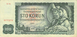 Tschechoslowakei 100 Korun 1961 Pick 91 - Cecoslovacchia