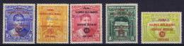 Dominican Republic, 1935 Mi 294/9, Handstamped MUESTRA RRR, Some Stamps Have Tropical Gum - Dominican Republic