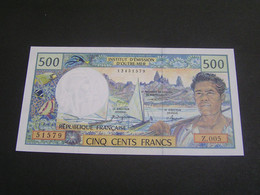 FRANCAIS 500 FRANCS INSTITUT D EMISSION D OUTRE MER TAHITI UNC.. - Papeete (Polynésie Française 1914-1985)