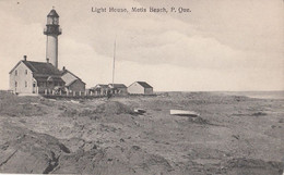 227 – Vintage B&W - Métis Beach Québec – Light House Lighthouse Phare – VG Condition – Platinotype – 2 Scans - Other