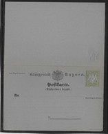 Allemagne - Bavière - Entiers Postaux - Postwaardestukken