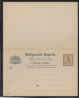 Allemagne - Bavière - Entiers Postaux - Interi Postali