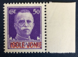 1941 - Italia - Occupazione Isole Jonie - Cent 50 - Îles Ioniennes