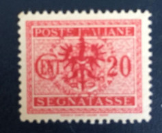 1945 - Italia - Occupazione Tedesca Di Lubiana - Segnatasse - Cent 20 - Occup. Tedesca: Lubiana