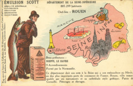 76 - Seine Maritime - Seine Inférieure - Emulsion Scott - Rouen Dieppe Le Havre - Zonder Classificatie