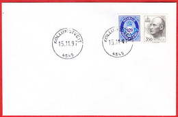 NORWAY - 4545 KOLLUNGTVEIT (West Agder County) = Agder From Jan.1 2020 - Last Day/postoffice Closed On 1997.11.15 - Local Post Stamps