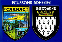 Carnac Bretagne * CP Ecussons Adhésif - Carnac