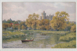 ARUNDEL CASTLE FROM THE RIVER - WEST SUSSEX - BY AR QUINTON - Arundel