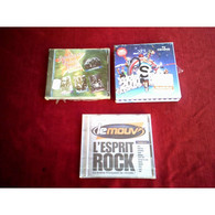 LOT DE 3 CD ALBUM °  LE MOUV  L'ESPRIT DU ROCK +SOUTHERN FRIED ROCK  + WINTER 2010  CD + DVD - Compilaciones
