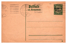 Allemagne - Bavière - Entiers Postaux - Entiers Postaux