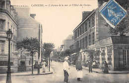 CPA 14 CABOURG L'HOTEL DE LA MER ET AVENUE DU CASINO - Cabourg