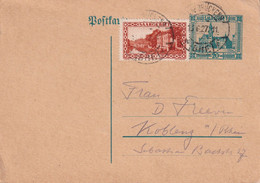 SAAR 1927   ENTIER POSTAL/GANZSACHE/POSTAL STATIONARY CARTE DE SAARBRÜCKEN - Postal Stationery