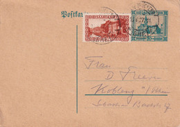 SAAR 1927   ENTIER POSTAL/GANZSACHE/POSTAL STATIONARY CARTE DE SAARBRÜCKEN - Ganzsachen