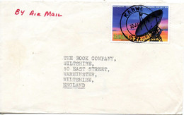 ZAMBIE. N°131 De 1974 Sur Enveloppe Ayant Circulé. Station De Communications Spatiales. - Afrika