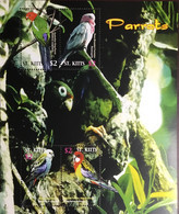 St Kitts 2005 Parrots Birds Sheetlet MNH - Zonder Classificatie