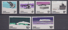 Ross Dependency 1972 Definitives 6v ** Mnh (52346) - Neufs