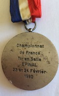 P-2 FFTA CHAMPIONNAT DE FRANCE TIR EN SALLE EPINAL 23/24/02 1980 - Tir à L'Arc