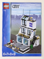 LEGO City - Manuale Istruzioni 7744 (6+7+8+9) - Stazione Della Polizia - Zonder Classificatie