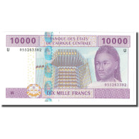 Billet, États De L'Afrique Centrale, 10,000 Francs, 2002, KM:210U, NEUF - États D'Afrique Centrale