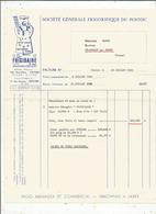 Facture , 1959, FRIGIDAIRE , Sté Gle Frigorifique Du Poitou, Poitiers , Chatellerault , Vienne,  Frais Fr 1.45e - 1950 - ...